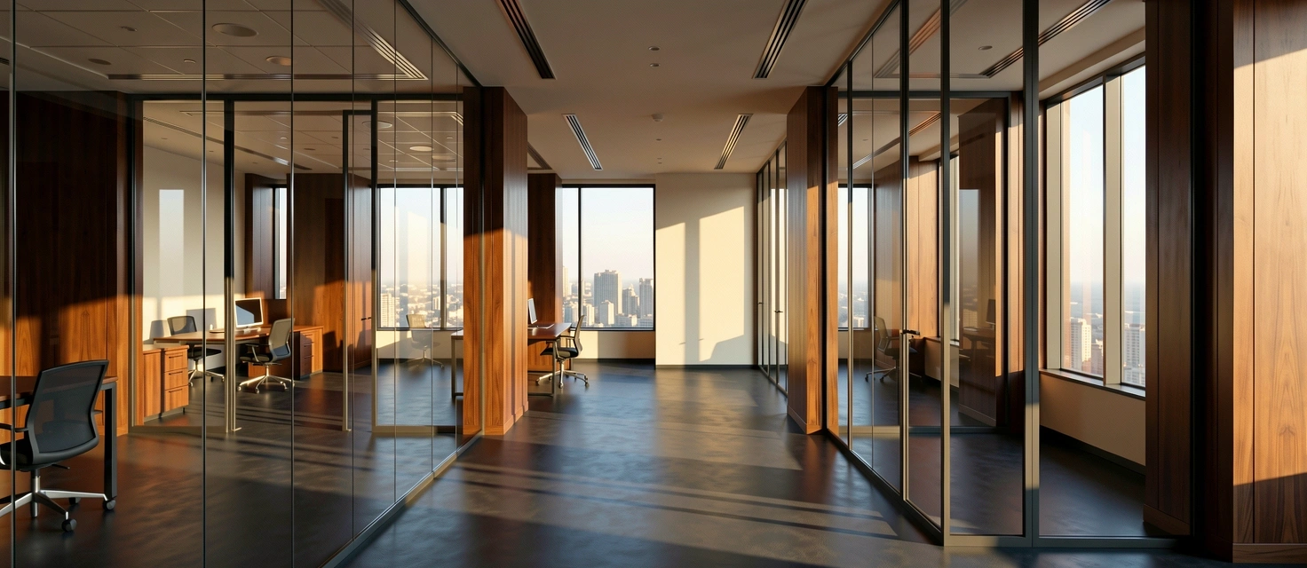 Financial office interior